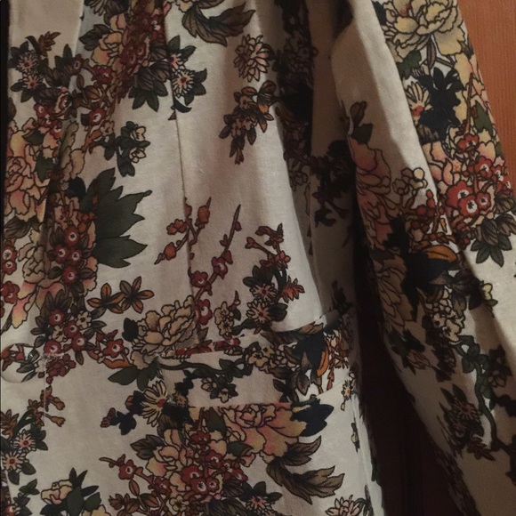 Men’s Floral Print Jacket - Picture 3 of 3